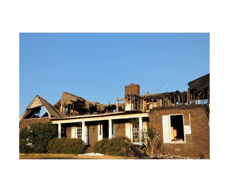 Fire damage restoration